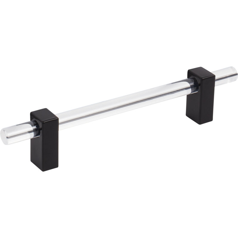 Spencer Bar pull, 5 1/16", Matte Black