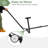9-11Ft Adjustable Metal Hammock Stand