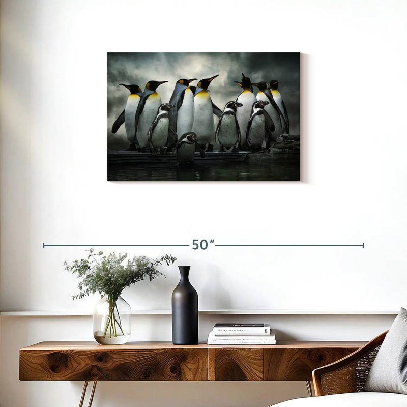 Manchot pingouin, H 20 po x l 30 po