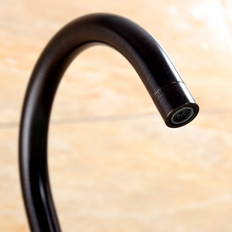 Single Handle Floor Mounted Freestanding Tub Filler, Oil Rubbed Bronze