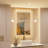 Frame LED Bathroom Mirror with Dual Bluetooth, Front & Back Light, Anti-Fog, 3 Color Temperature & Dimmable Light, IP54 Waterproof, ETL Certified-622689739-622689736