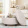 25'' Oversized Upholstered Round Storage Ottoman