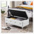 Juilianna Glam Modern Upholstered Storage Bench-761862728