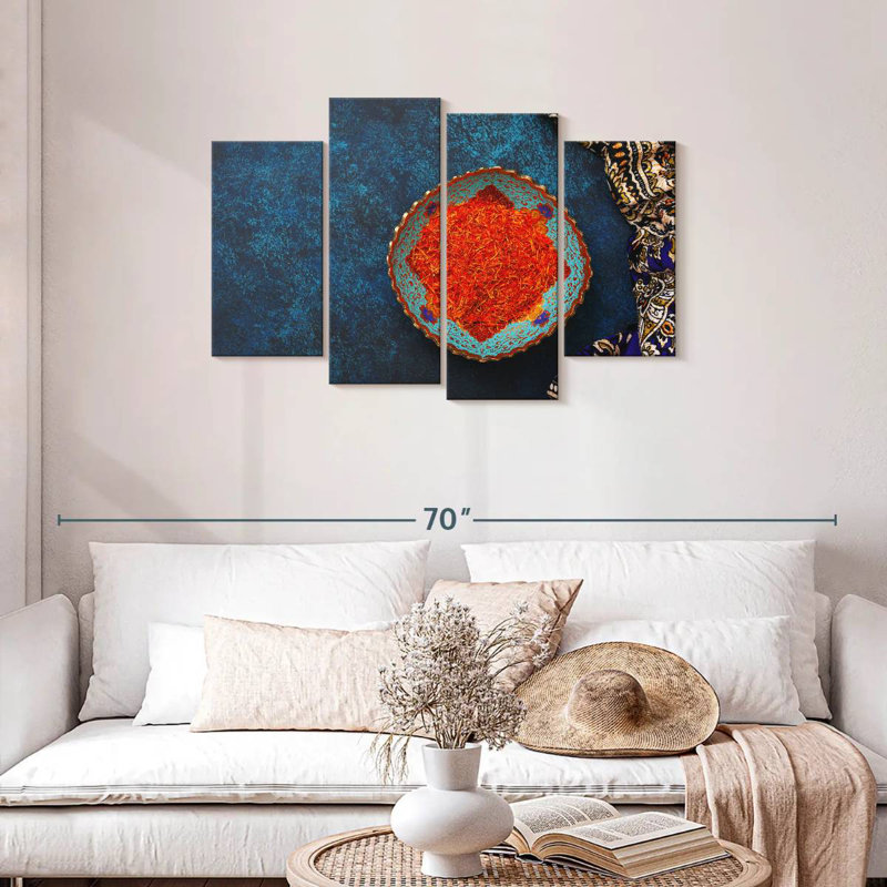 Yarlin Saffron Spice, 27" H x 43" W