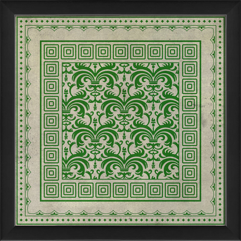 10 impressions encadrées Tile, Vert