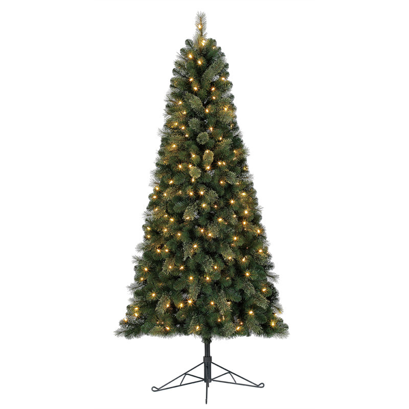84' Lighted Fir Christmas Tree