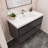 Azden 42" Wall-Mounted Single Bathroom Vanity Set-2115511283