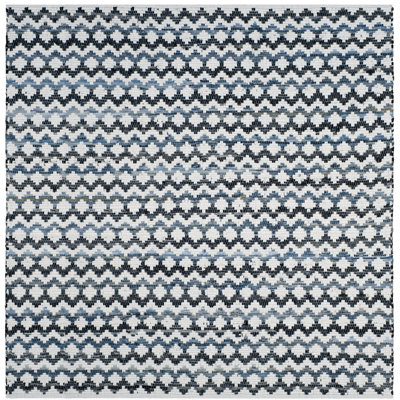 Haqeem Hand Woven Cotton Chevron Rug
