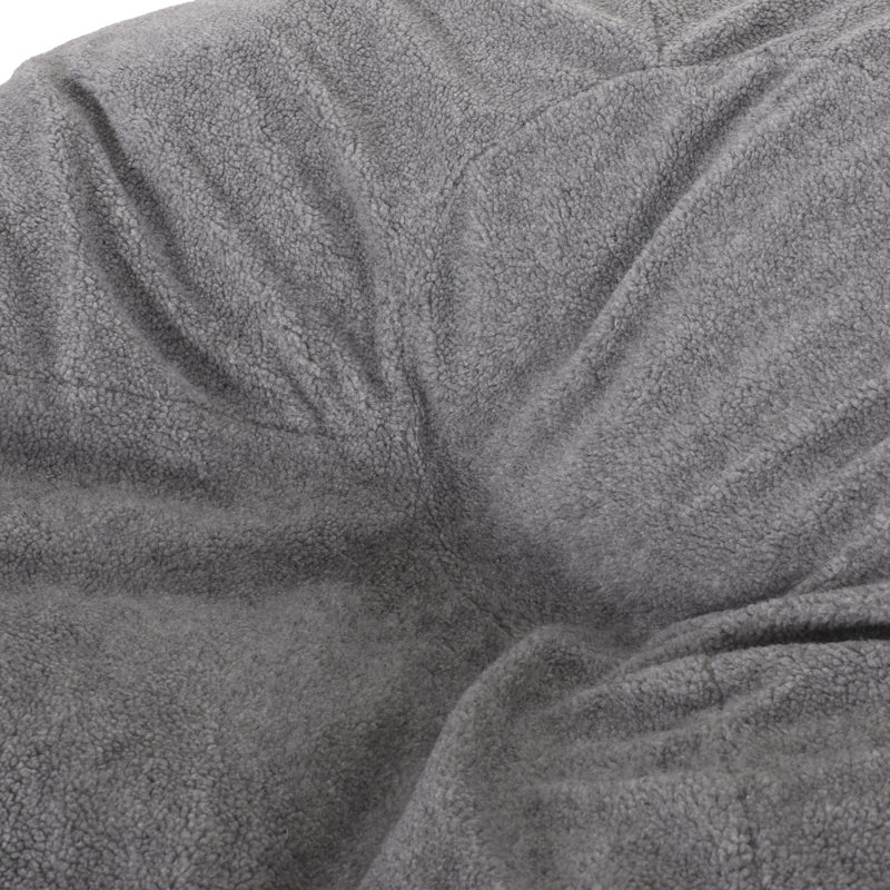 Newalla Polyester Classic Bean Bag, Gray Polyester