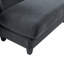 Canapé modulaire Basic, canapé en L de 83 po avec beaucoup d'espace de rangement, repose-pieds mobile et six coussins décoratifs-241990164