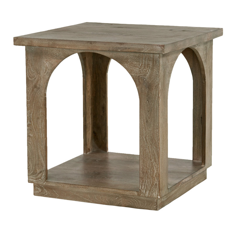 Table de bout Ravenden en bois massif brun North Creek