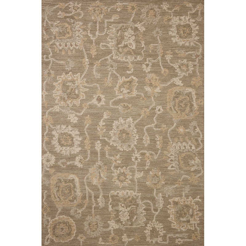 Chris Loves Julia x Loloi Dorothea Oak / Natural Area Rug, Rectangle 7'9" x 9'9"
