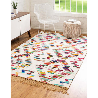Duclos Cotton Ikat Indoor Rug