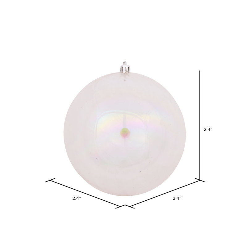 Boule incassable 2 po, Transparent irisé