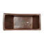 67" Hammered Copper Canoa Single Slipper Bathtub