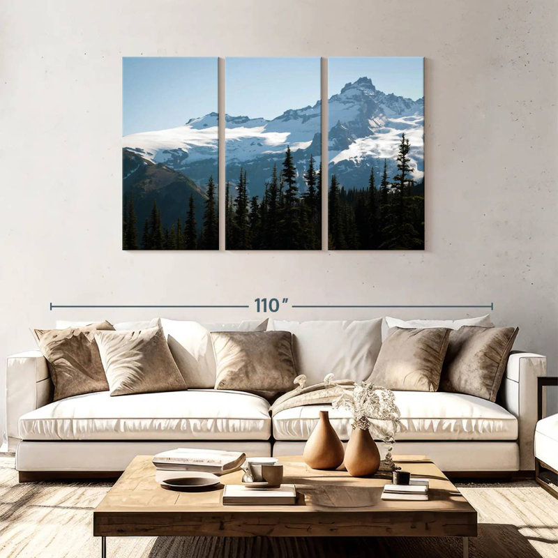Sommet du Mont Rainier à Alvord, H 48 po x l 74 po