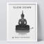 "Affiche d'une silhouette de Bouddha noir et blanc inspirante" sur papier-98298964-98298965