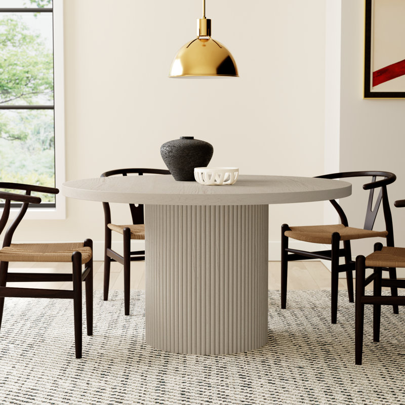 Fairmont Round Dining Table, Natural
