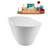 53.9'' x 29.7'' Soaking Acrylic Bathtub-95288651