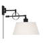 Applique murale réglable 1 lumière Judd en noir mat-70337349-70337350