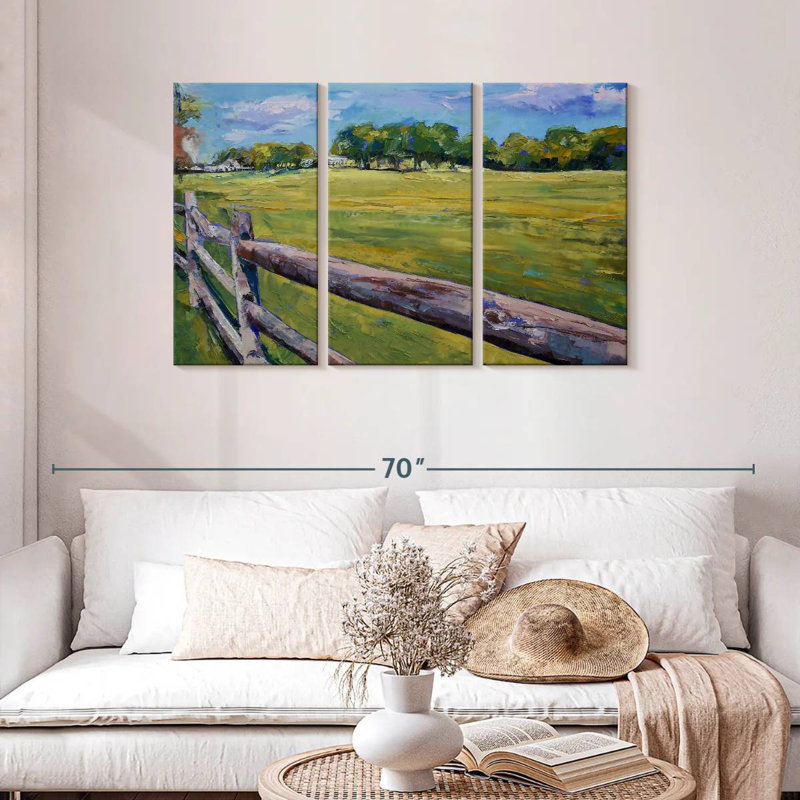 Alvord Pennsylvania Farm, 28" H x 45" W