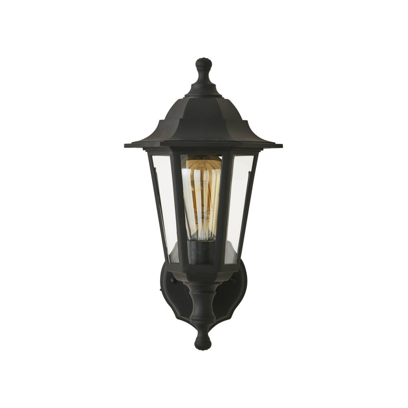 Mcmahan Outdoor Wall Lantern, Black