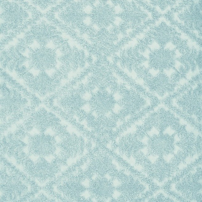 Jacquard Damask Floral Bath Sheet, Duck Egg