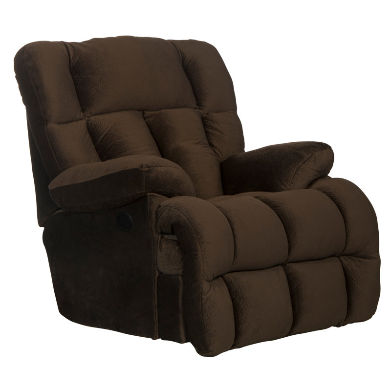 Hults Upholstered Recliner, Brown, Power, Full-Extension