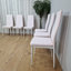 Waldemar 96cm H Upholstered Parsons Chair in Pink