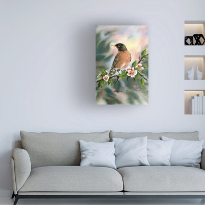 Dave Bartholet Robin  Canvas Art