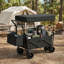 Chariot utilitaire pliable robuste à capacité de charge de 220 lb avec roues antidérapantes tout-terrain résistantes à l'usure, auvent amovible de protection contre les rayons UV-128590403