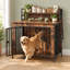 Meuble pour cage de chien de 101,6 cm (40 pouces) avec tablette de rangement