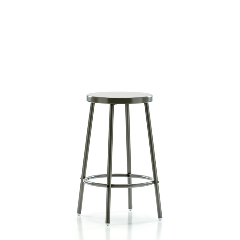 PERCH Metal Stool | Medium Bench Height 24"