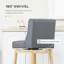 Tabouret pivotant à 180 degrés avec repose-pieds en bois massif et capitonnage à boutons-814546837-870260661-870260667