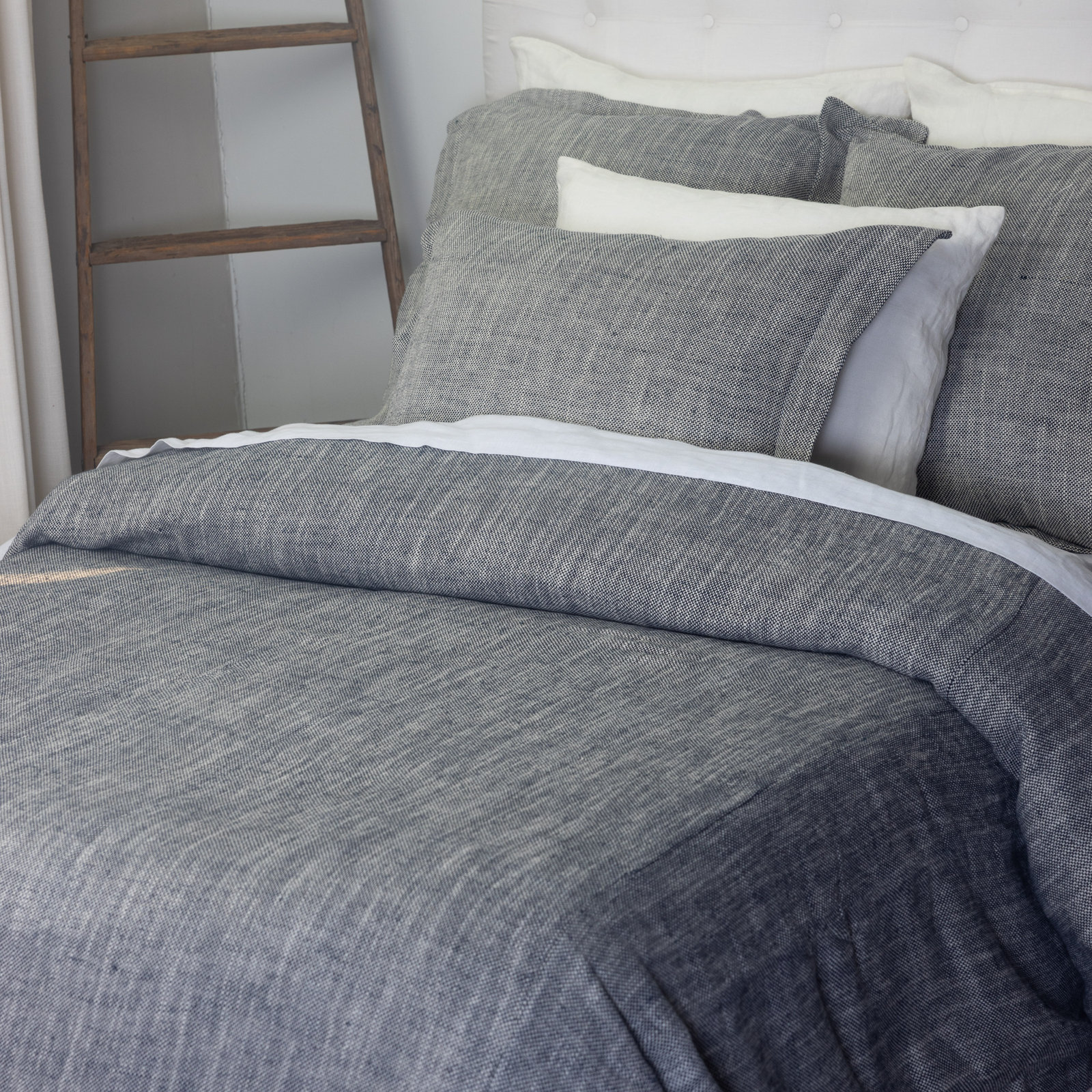 Sensa Cotton Shams, Euro, Indigo