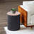 Solid Wood and Rattan End Table