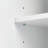 Tall Storage Cabinet with Three Drawers for Bathroom/Office, White