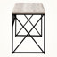 Bureau d'ordinateur brun clair Pocillo