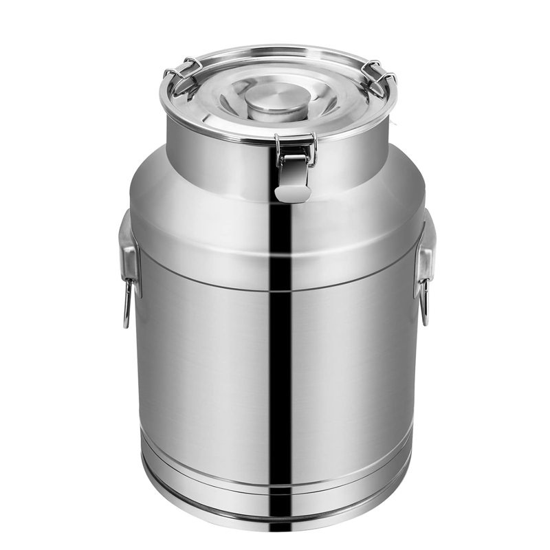Boîte à lait 28L / 7,8 gallons en acier inoxydable 304
