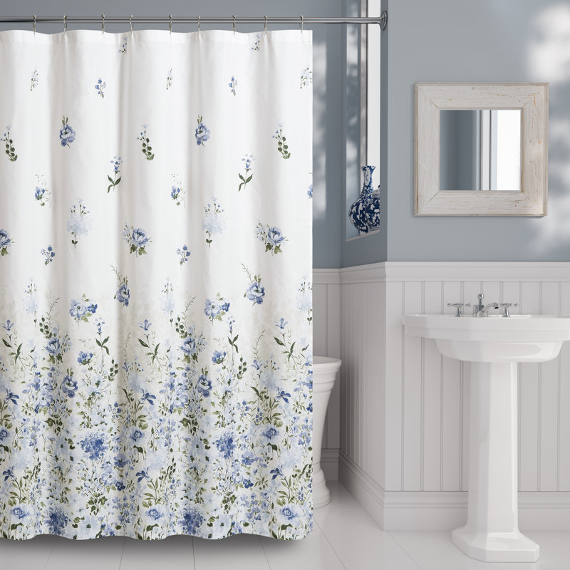 Rideau de douche Kourtney - bleu