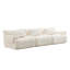 Canapé d'angle modulaire Cloud sans os, canapé en chenille, assise profonde et dossier offrant un bon soutien, base antidérapante, aucun assemblage requis-1832516046-1830955891