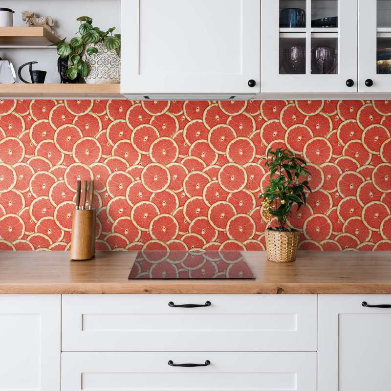 Cheriton 30cm x 30cm PVC Mosaic Tile in Red