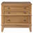 Brijida Solid Wood 3-Drawer Side Table Nightstand