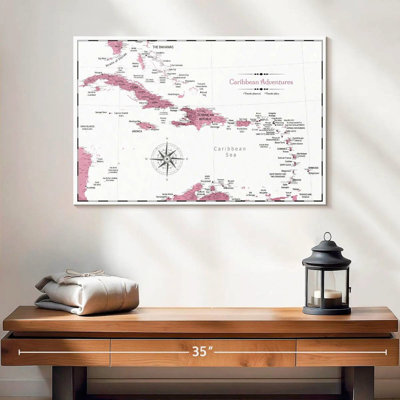 Pin's des Caraïbes Aventures rose Alvertia