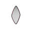Brielle Diamond Brass Mirror