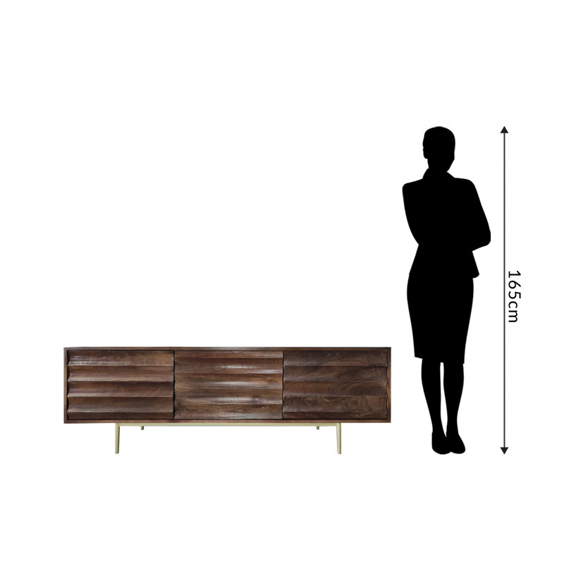 Sandyville Unfinished TV Stand, natural