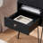 Kempst 23.7" H 1-Drawer Iron Nightstand -519697954