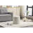 006-Soft Velvet  Round Ottoman Footrest Stool-786773538