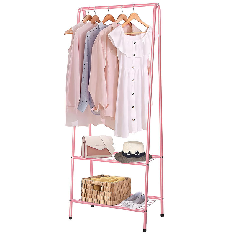 60 cm Clothes Rack, Pink
