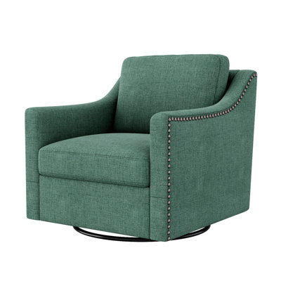 Chaise pivotante à 360 degrés de style moderne. Matériau en toile de jute, conception ergonomique, convient au salon, à la chambre à coucher, au bureau, au dortoir, à la réception